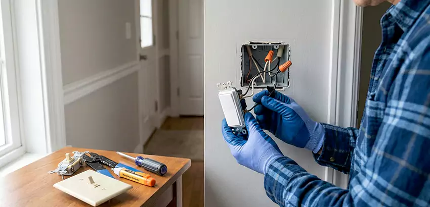 Motion Sensor Light Switch Replacement in Malden