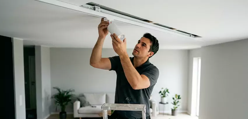 Recessed Track Lighting Installation in Malden