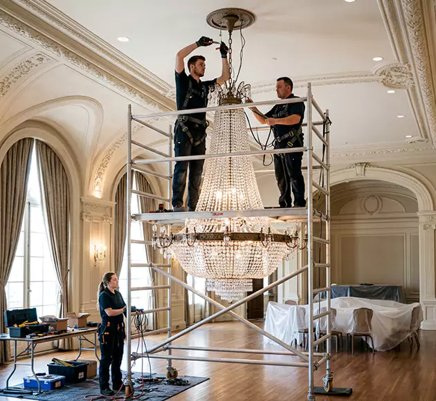 Professional Chandelier Installation: Your Local Fixture Team in Malden, MA