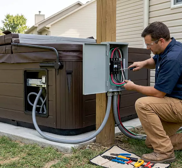 Professional Hot Tub Electrical Installation: Your Local Spa Wiring Team in Malden, MA